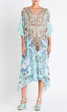 Load image into Gallery viewer, Silk Kaftan Medium She's a Wild Flower