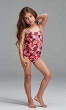 Load image into Gallery viewer, Aboriginal Art Girls Swimsuit My Family