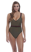 Load image into Gallery viewer, Club Envy Khaki Soft Plunge Suit, Pre-Order Size 8 - 16