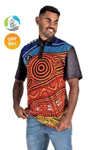 Load image into Gallery viewer, Aboriginal Art Unisex Polo Together