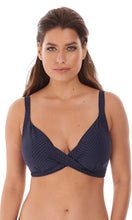 Load image into Gallery viewer, Long Island Ink UW Deep Plunge Wrap Bikini Top, Pre-Order D Cup to G Cup