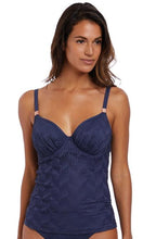 Load image into Gallery viewer, Marseille Twilight UW Gathered Full Cup Tankini Top Pre-Order D Cup to H Cup