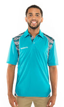 Load image into Gallery viewer, Bamboo Aboriginal Art Unisex Polo Riverbank