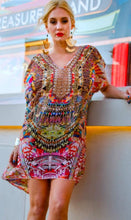 Load image into Gallery viewer, Silk Kaftan Tunic Dress/Top Panama