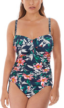 Load image into Gallery viewer, Port Maria Ink UW Twist Front Tankini, Pre-Order D Cup to H Cup