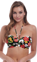 Load image into Gallery viewer, Tiki Bar Multi UW Twist Bandeau Bikini Top, Pre-Order C Cup to G Cup