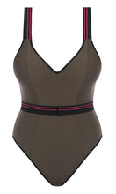 Load image into Gallery viewer, Club Envy Khaki Soft Plunge Suit, Pre-Order Size 8 - 16