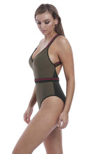 Load image into Gallery viewer, Club Envy Khaki Soft Plunge Suit, Pre-Order Size 8 - 16