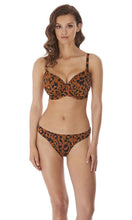 Load image into Gallery viewer, Roar Instinct Leopard UW Idol Moulded Bikini Top, Pre-Order C Cup to HH Cup