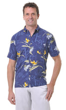 Load image into Gallery viewer, Bamboo Men's Shirt Blue Bamboo