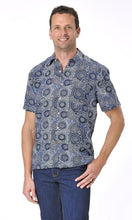 Load image into Gallery viewer, Bamboo Men's Shirt Aboriginal Art Mina Mina Dreaming