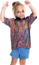 Load image into Gallery viewer, Aboriginal Art Kids Unisex Polo NAIDOC 2020 Our Many Tribes