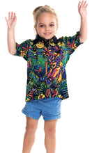 Load image into Gallery viewer, Aboriginal Art Kids Unisex Polo NAIDOC 2020 Rainforest Warrior