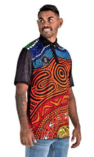 Load image into Gallery viewer, Aboriginal Art Unisex Polo Together