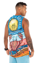 Load image into Gallery viewer, Aboriginal Art Premium Men's Singlet Gathering Mudcrab