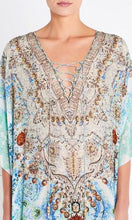 Load image into Gallery viewer, Silk Kaftan Medium She's a Wild Flower