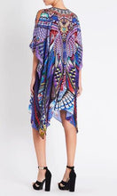 Load image into Gallery viewer, Silk Kaftan Short with Slit Fly without Feathers