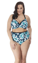 Load image into Gallery viewer, Island Lily Petrol UW Plunge Bikini Top - Multiway, Pre-Order DD Cup to HH Cup
