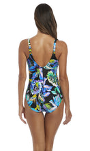 Load image into Gallery viewer, Paradise Bay Aqua Multi UW Twist Front Suit