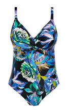 Load image into Gallery viewer, Paradise Bay Aqua Multi UW Twist Front Suit