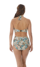 Load image into Gallery viewer, Manila Iced Aqua Uw Twist Bandeau - Scarf Tie, Pre-Order D Cup to G Cup