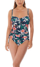 Load image into Gallery viewer, Port Maria Ink UW Twist Front Tankini, Pre-Order D Cup to H Cup