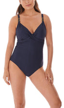 Load image into Gallery viewer, Long Island Ink UW Deep Plunge Wrap Suit - Light Control, Pre-Order D Cup to G Cup