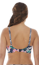 Load image into Gallery viewer, Port Maria Ink UW Gathered Full Cup Bikini Top. Pre-Order D Cup to J Cup