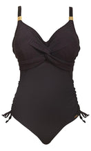 Load image into Gallery viewer, Ottawa Black UW Twist Front Suit, More Colours, Pre-Order D Cup to GG Cup