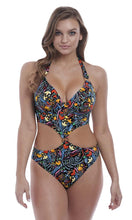 Load image into Gallery viewer, Modern Mystic Multi UW Padded Cut Out Halter Suit,, Pre-Order D Cup to FF Cup