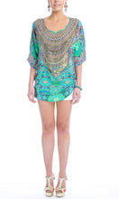 Load image into Gallery viewer, Silk Top Sleeve Emerald