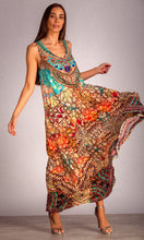 Load image into Gallery viewer, Silk Dress Flowing Maxi Arizona
