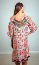 Load image into Gallery viewer, Silk Dress Slit Sleeve Aleppo