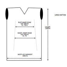 Load image into Gallery viewer, Silk Kaftan Long Monochrome Black, AUS Sizes 10 - 16