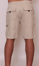 Load image into Gallery viewer, Bamboo Men's Short Elastic Waist Shorter Length, Bone