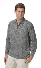 Load image into Gallery viewer, Bamboo Men's Shirt Aboriginal Art Seed Dreaming Long Sleeve