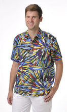 Load image into Gallery viewer, Bamboo Men's Shirt Aboriginal Art Cockatoo Dreaming
