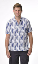 Load image into Gallery viewer, Bamboo Men's Shirt Navy Pines