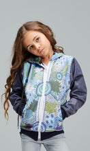Load image into Gallery viewer, Aboriginal Art Kids Hoodie Coastal Dreaming