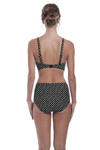 Load image into Gallery viewer, Santa Monica Black & White UW Plunge Bikini Top,, Pre-Order D Cup to J Cup