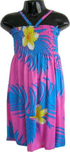 Load image into Gallery viewer, Kids Dress Smock Frangipani, More Colours, Ages 2 to 12 Years