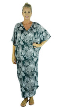 Load image into Gallery viewer, Rayon Kaftan Long Palm Cove, More Colours