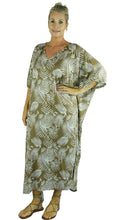 Load image into Gallery viewer, Rayon Kaftan Long Palm Cove, More Colours