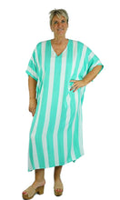 Load image into Gallery viewer, Rayon Kaftan Long Big Stripes, More Colours