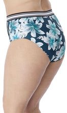 Load image into Gallery viewer, Island Lily Petrol High Leg Brief, Pre-Order Size L - 6XL