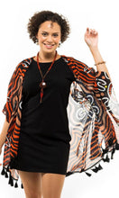 Load image into Gallery viewer, Aboriginal Art Shawl Red Dust Camp