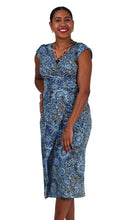 Load image into Gallery viewer, Aboriginal Art V Neck Dress Jamigam Saltwater