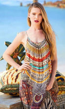 Load image into Gallery viewer, Silk Dress String Strap Maxi Alicante