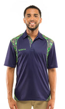 Load image into Gallery viewer, Bamboo Aboriginal Art Unisex Polo Gumtree Flowers