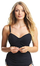 Load image into Gallery viewer, Ottawa Black UW Twist Front Tankini, Pre-Order D Cup to G Cup